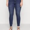 Vero Moda Curve Jeans Skinny Fit - Dark Blue Denim