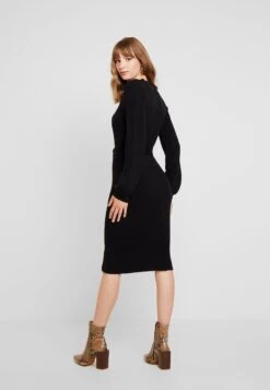 Vero Moda Vmsvea O Neck Dress - Gebreide Jurk - Black -Vero Moda a99f87378cd3448c8c18873ab17a79d5