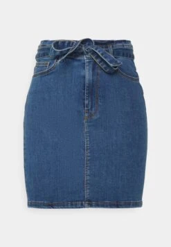 Vero Moda Petite Vmcamilla Short Paperbag Skirt- Maxirok - Medium Blue Denim -Vero Moda aa147e6417524011aff754c4033796d1