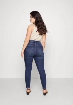 Vero Moda Curve Jeans Skinny Fit - Dark Blue Denim -Vero Moda ab55ef678360422db4eda5412b7e4df6
