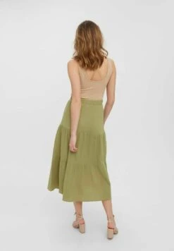 Vero Moda A-Lijn Rok - Sage -Vero Moda b013606677854cf9899ce412502c83f4