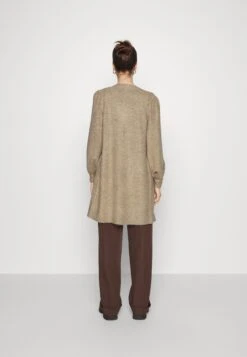 Vero Moda Vmrubellefile Long Cardigan - Vest - Silver Mink/Melange -Vero Moda b0f6419e9de2424eaca6881268b477ea