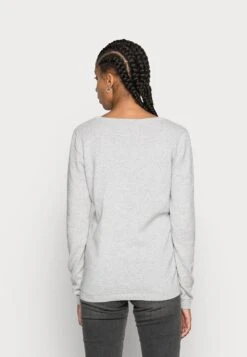 Vero Moda Vmcare Structure Ls O-Neck Ga Noos - Trui - Light Grey Melange -Vero Moda b2d2835bca2e4d5282b8d4b6b3255daf