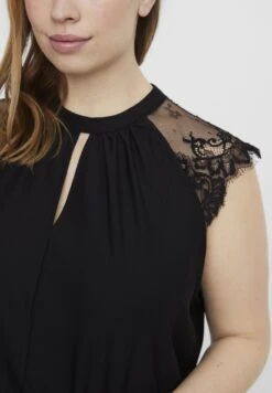 Vero Moda Curve Vmmilla Tee - Top - Black 8 Vero Moda Curve Vmmilla Tee - Top - Black -Vero Moda b5852a9b25414ee799b7d576d2381193