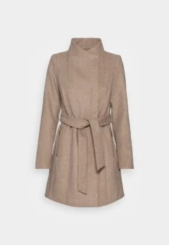 Vero Moda Vmtwodope Belt Jacket - Halflange Jas - Silver Mink