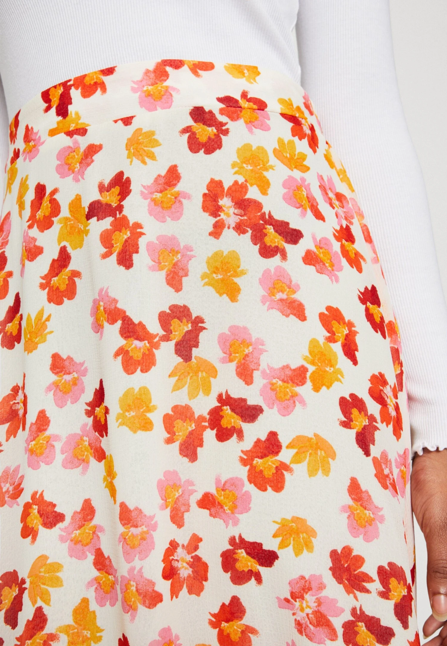 Vero Moda Vmruna Ancle Skirt - Maxirok - Pristine/Runa 6 Vero Moda Vmruna Ancle Skirt - Maxirok - Pristine/Runa - Afbeelding 6