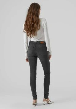 Vero Moda Slim Fit Jeans - Dark Grey Denim -Vero Moda bbac45072277417185c482ff43d7065d