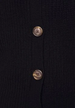 Vero Moda Curve Vmlea V-Neck Cuff Cardigan - Vest - Black -Vero Moda c49e8afdd5214a20912c376b1d016808