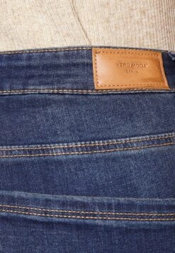 Vero Moda Curve Jeans Skinny Fit - Dark Blue Denim -Vero Moda c96677cff8ef4aa0a7b5458fde671eaa