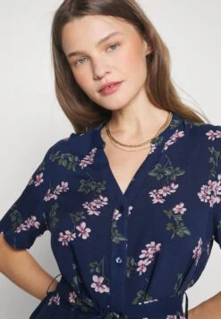 Vero Moda Petite Vmvica Shirt Dress - Blousejurk - Dark Blue Deinim -Vero Moda cb996ee0e3614f3e80fcd3c6a8513d75