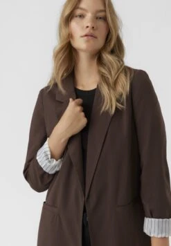 Vero Moda Halflange Jas - Coffee Bean -Vero Moda d341fb69302743f1807eaa88da993b30