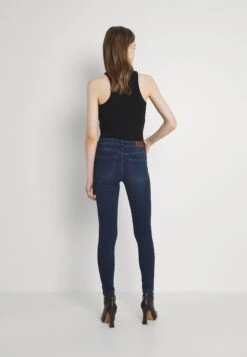 Vero Moda Vmtanya Piping - Jeans Skinny Fit - Dark Blue Denim -Vero Moda d46fb2d3417043c2a119426231086e6e