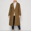 Vero Moda Curve Vmtessa Fie Long- Trenchcoat - Capers