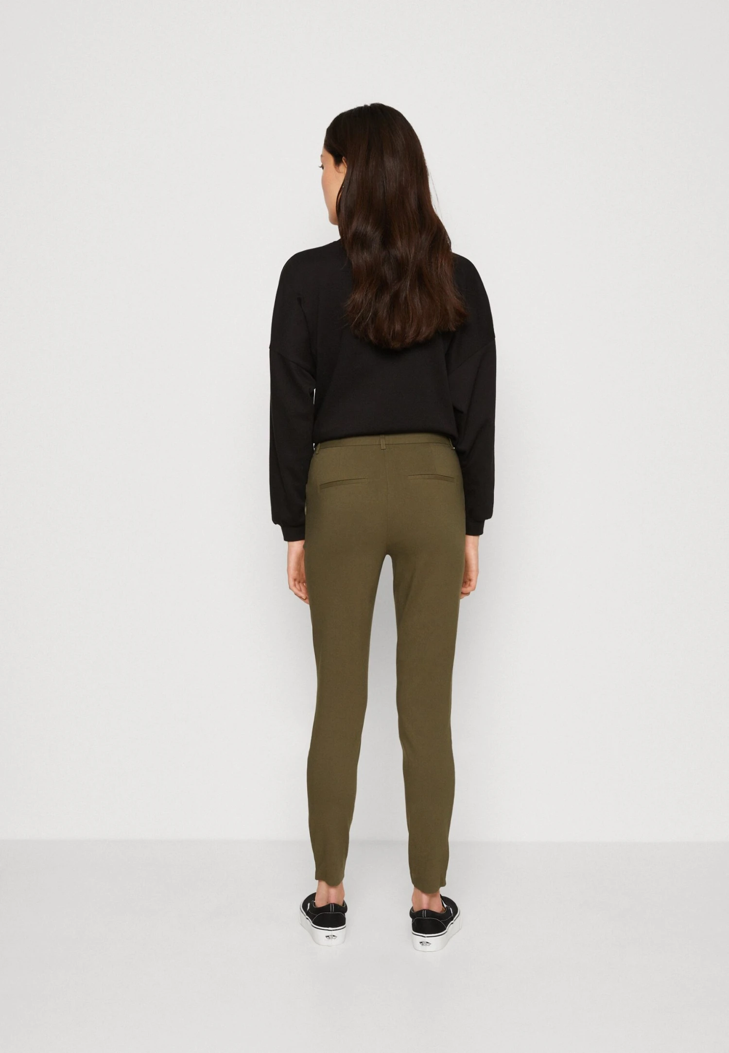Vero Moda Vmmille Slim- Broek - Ivy Green 3 Vero Moda Vmmille Slim- Broek - Ivy Green - Afbeelding 3