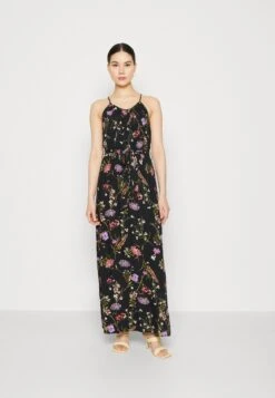 Vero Moda Vmeasy Slit Dress- Maxi-Jurk - Black/Mille