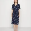 Vero Moda Petite Vmvica Shirt Dress - Blousejurk - Dark Blue Deinim