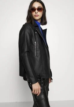 Vero Moda Tall Vmramon Kamma Jacket - Imitatieleren Jas - Black -Vero Moda da96561c7c63497e9c627967f5a6c869