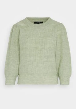 Vero Moda Vmvigga 3/4 Ga Boo Rep - Trui - Reseda/Melange -Vero Moda db5260a8905645f4b466ef637ec8142f