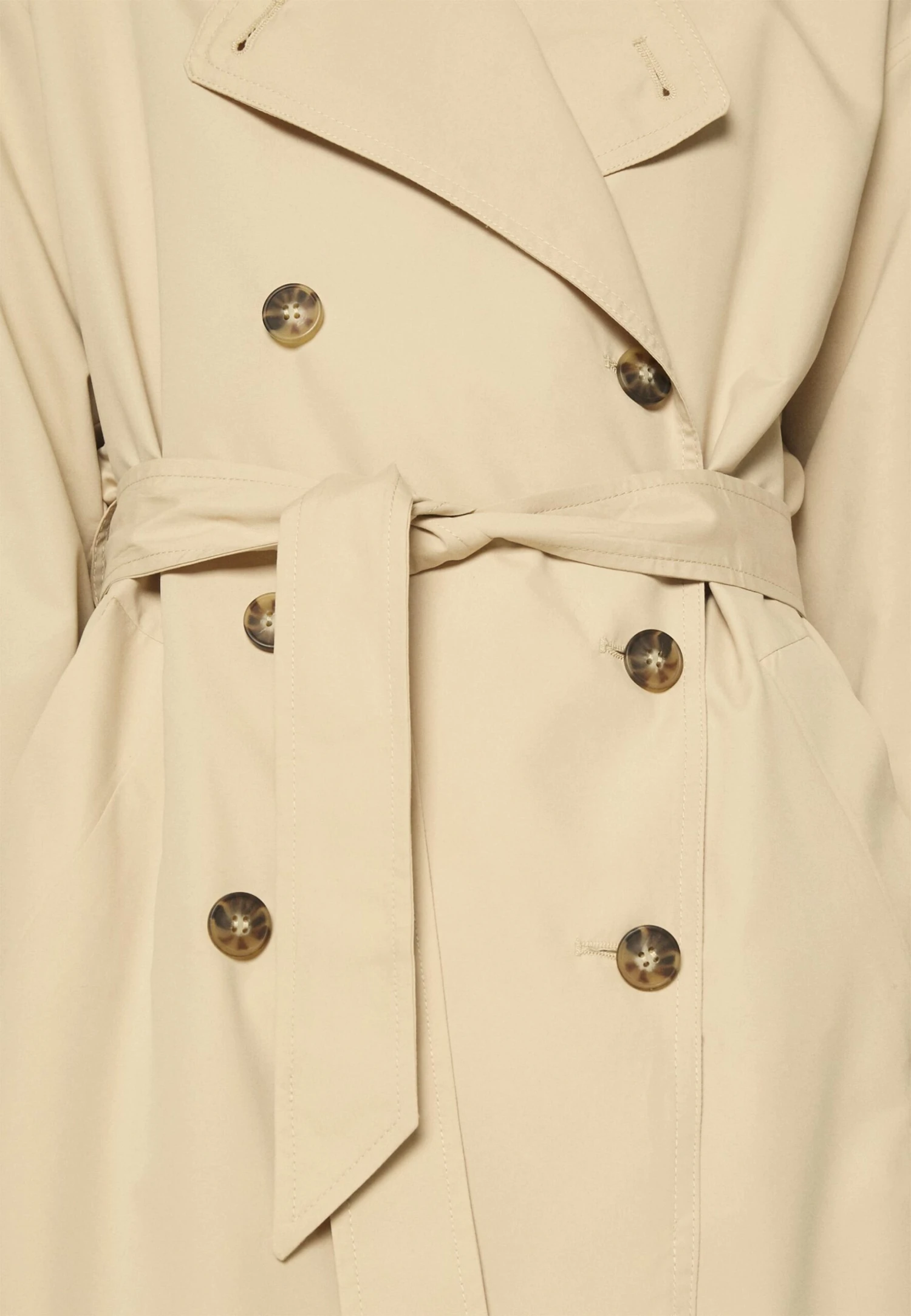 Vero Moda Petite Vmpernillemie Long- Trenchcoat - Irish Cream 6 Vero Moda Petite Vmpernillemie Long- Trenchcoat - Irish Cream - Afbeelding 6