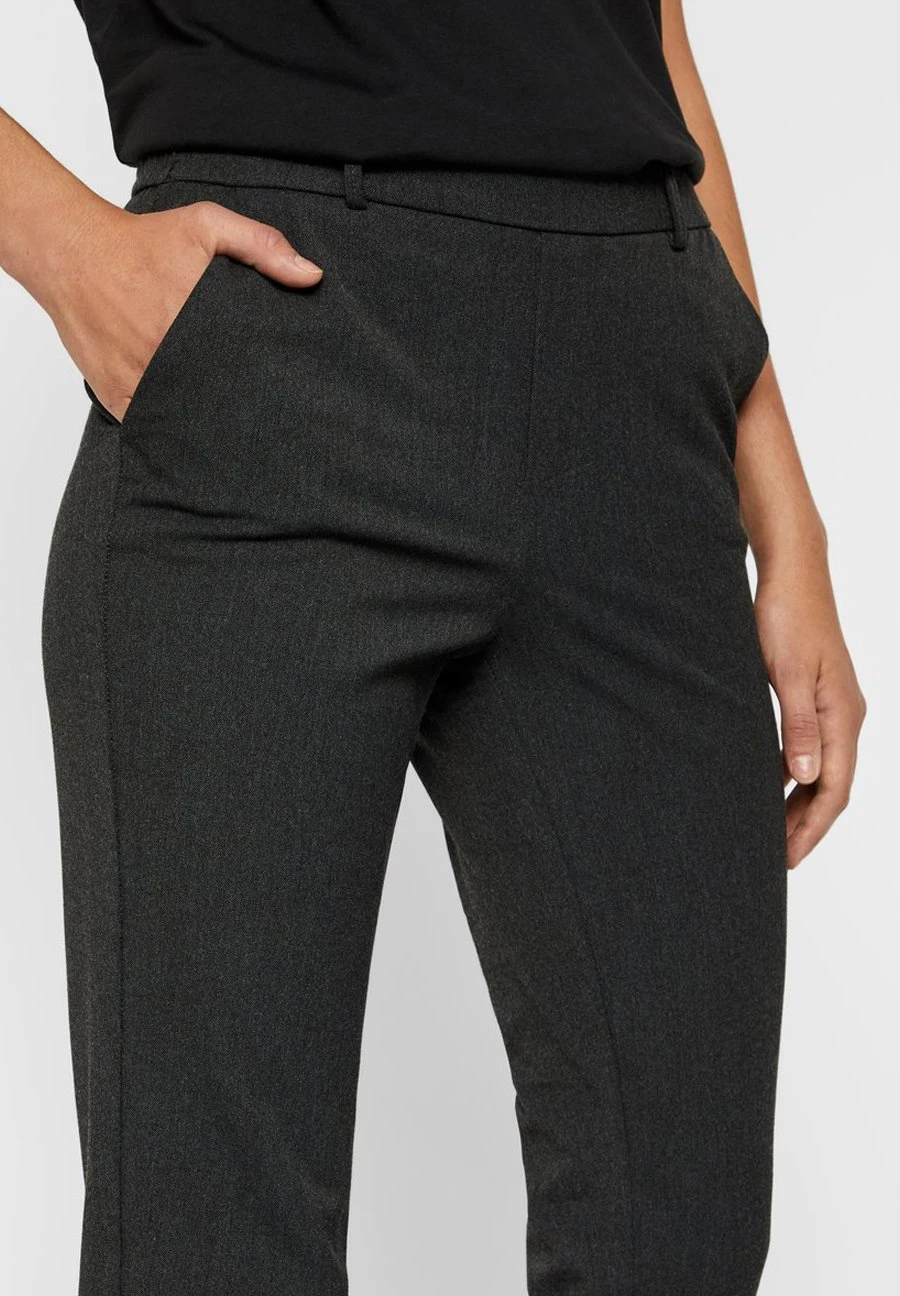Vero Moda Vmmaya- Broek - Dark Grey Melange 4 Vero Moda Vmmaya- Broek - Dark Grey Melange - Afbeelding 4