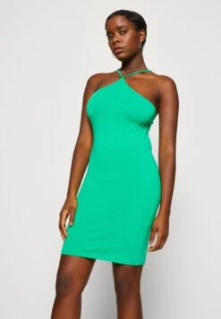 Vero Moda Vmmadamaxi Short Dress- Jerseyjurk - Bright Green -Vero Moda e1a035d972734d68bc631efd522bd625
