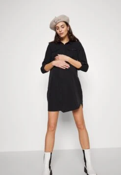 Vmmsilla Short Dress - Spijkerjurk - Black -Vero Moda e38d0a95f3ac4bc58b5f620f3b6a718c