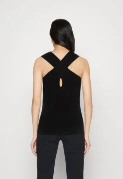 Vero Moda Vmgloria Cross Over Strap - Top - Black -Vero Moda e43802602e80415b979e035d2f530569