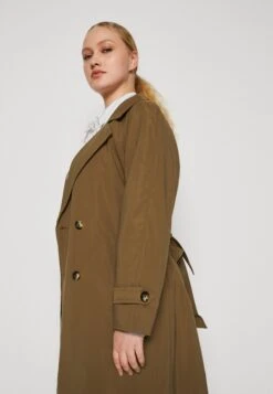 Vero Moda Curve Vmtessa Fie Long- Trenchcoat - Capers -Vero Moda e7d90b28e25c4dfcba62a4b81e7ab279