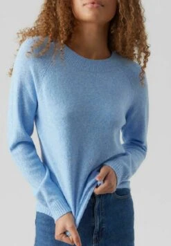 Vero Moda Vmdoffy O Neck Noos - Trui - Little Boy Blue -Vero Moda e94ab2b954104ad2b4606e86ae9bc9d9