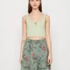 Vero Moda Vmriva Crop - Top - Reseda