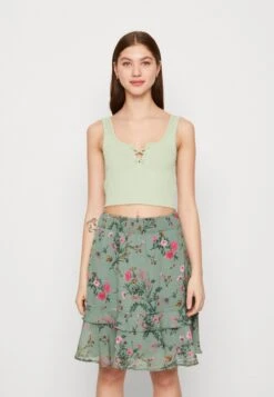 Vero Moda Vmriva Crop - Top - Reseda