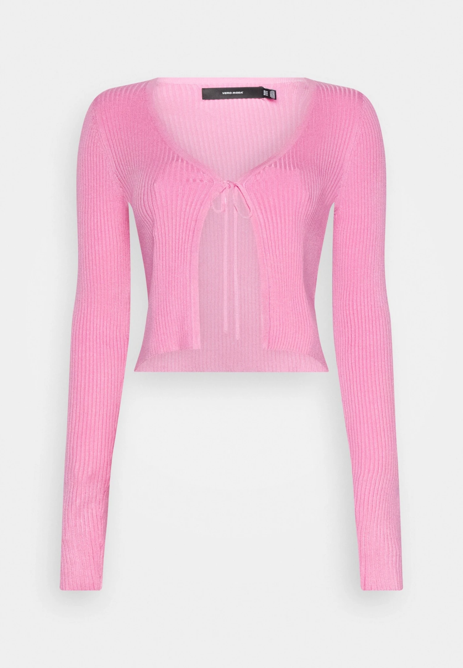 Vero Moda Tall Vmglory Tie String Cardigan - Vest - Cyclamen 1 Vero Moda Tall Vmglory Tie String Cardigan - Vest - Cyclamen