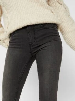 Vero Moda Vmtanya Piping - Jeans Skinny Fit - Dark Grey Denim -Vero Moda ef294770f9f44b2d87dc32fa08d45cd4