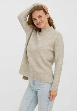 Vero Moda Vmlefile Oversize Boxy - Trui - Birch Melange