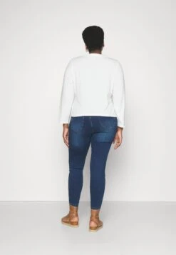 Vero Moda Curve Vmcphia Soft - Jeans Skinny Fit - Dark Blue Denim -Vero Moda f256649e60594412b7af0c16bbd2a5e8