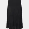 Vero Moda Petite Vmjenny Smock Calf Skirt - A-Lijn Rok - Black