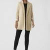 Vero Moda Langer - Halflange Jas - Warm Sand