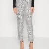 Vero Moda Vmbailey Tap Paberbag Belt Pant - Broek - Light Grey Melange