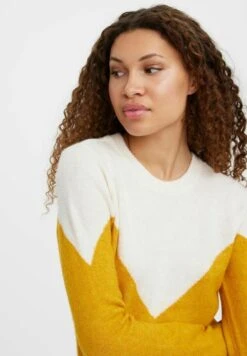 Vero Moda Vmplaza Ls Block - Trui - Birch -Vero Moda f67362cdbf464cdd818bb359198420d7