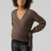 Vero Moda Umstands Vmmsimone - Vest - Coffee Bean
