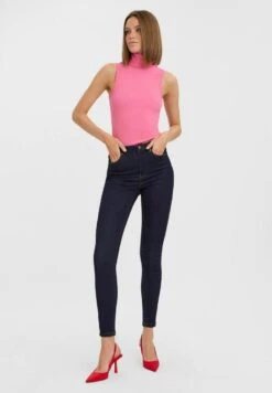 Vero Moda Skinny Fit - Jeans Skinny Fit - Dark Blue Denim -Vero Moda fdb2ea41e94641d0a8888a4b7a9dca66