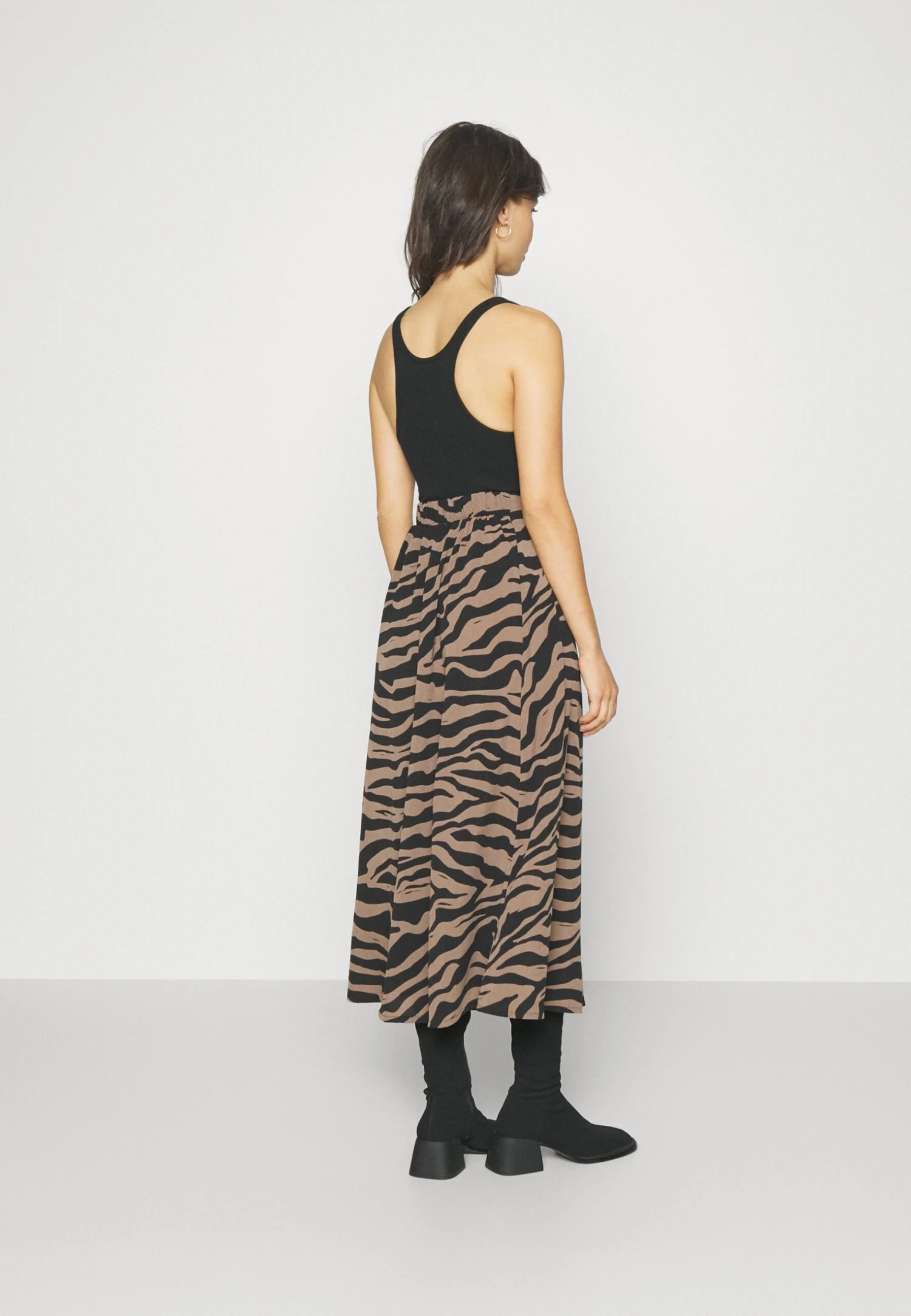 Vero Moda Petite Vmshilah Naja Ankle Skirt - A-Lijn Rok - Brown Lentil/Perla 1 Vero Moda Petite Vmshilah Naja Ankle Skirt - A-Lijn Rok - Brown Lentil/Perla