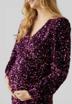 Vero Moda Mini - Cocktailjurk - Acai -Vero Moda ff9f44c6603f4ff7b6b5eac2c1310866